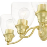 15133-12 3 Light Satin Brass Vanity Sconce-Lighting LumensWall Sconces