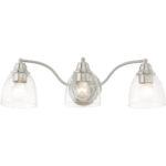 15133-91 3 Light Brushed Nickel Vanity Sconce-Lighting LumensWall Sconces