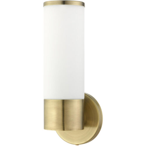 16561-01 1 Light Antique Brass ADA Single Sconce-Lighting LumensWall Sconces