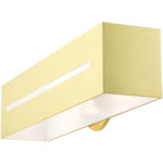 16682-12 2 Light Satin Brass ADA Vanity Sconce-Lighting LumensWall Sconces