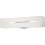 16682-91 2 Light Brushed Nickel ADA Vanity Sconce-Lighting LumensWall Sconces