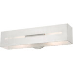 16682-91 2 Light Brushed Nickel ADA Vanity Sconce-Lighting LumensWall Sconces