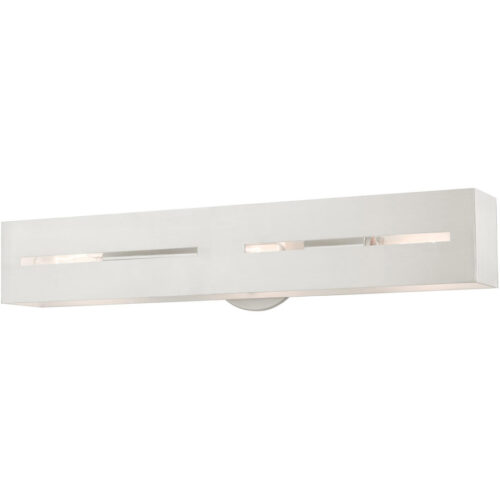 16683-91 3 Light Brushed Nickel ADA Vanity Sconce-Lighting LumensWall Sconces