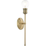 5 inch 1 Light Antique Brass Wall Sconce with Steel base material-Lighting LumensWall Sconces