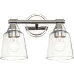 16782-05 2 Light Polished Chrome Vanity Sconce-Lighting LumensWall Sconces