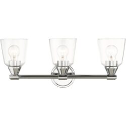 16783-05 3 Light Polished Chrome Vanity Sconce-Lighting LumensWall Sconces