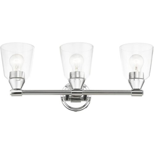 16783-05 3 Light Polished Chrome Vanity Sconce-Lighting LumensWall Sconces