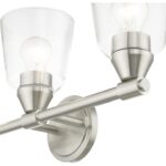 16783-91 3 Light Brushed Nickel Vanity Sconce-Lighting LumensWall Sconces