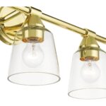 16785-02 5 Light Polished Brass Large Vanity Sconce-Lighting LumensWall Sconces