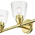 16785-02 5 Light Polished Brass Large Vanity Sconce-Lighting LumensWall Sconces