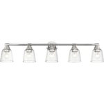 16785-05 5 Light Polished Chrome Large Vanity Sconce-Lighting LumensWall Sconces