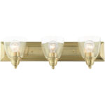 17073-01 3 Light Antique Brass Vanity Sconce-Lighting LumensWall Sconces