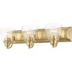 17073-01 3 Light Antique Brass Vanity Sconce-Lighting LumensWall Sconces