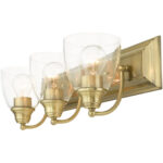 17073-01 3 Light Antique Brass Vanity Sconce-Lighting LumensWall Sconces