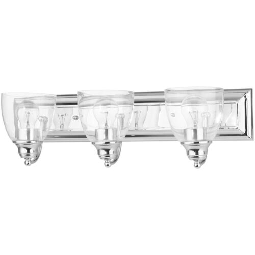 17073-05 3 Light Polished Chrome Vanity Sconce-Lighting LumensWall Sconces