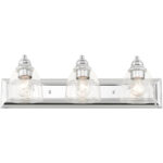 17073-05 3 Light Polished Chrome Vanity Sconce-Lighting LumensWall Sconces