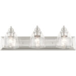 17073-91 3 Light Brushed Nickel Vanity Sconce-Lighting LumensWall Sconces