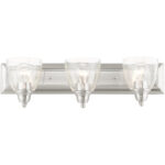 17073-91 3 Light Brushed Nickel Vanity Sconce-Lighting LumensWall Sconces