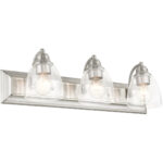 17073-91 3 Light Brushed Nickel Vanity Sconce-Lighting LumensWall Sconces