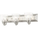 17073-91 3 Light Brushed Nickel Vanity Sconce-Lighting LumensWall Sconces