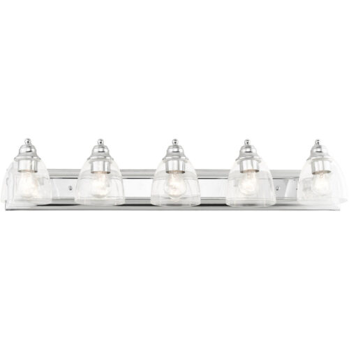 17075-05 5 Light Polished Chrome Vanity Sconce-Lighting LumensWall Sconces