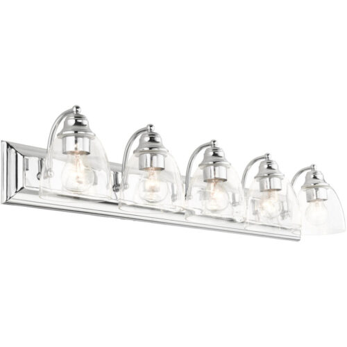 17075-05 5 Light Polished Chrome Vanity Sconce-Lighting LumensWall Sconces