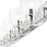 17075-05 5 Light Polished Chrome Vanity Sconce-Lighting LumensWall Sconces