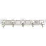 17075-91 5 Light Brushed Nickel Vanity Sconce-Lighting LumensWall Sconces