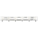 17076-05 6 Light Polished Chrome Vanity Sconce-Lighting LumensWall Sconces