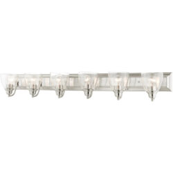 17076-91 6 Light Brushed Nickel Vanity Sconce-Lighting LumensWall Sconces