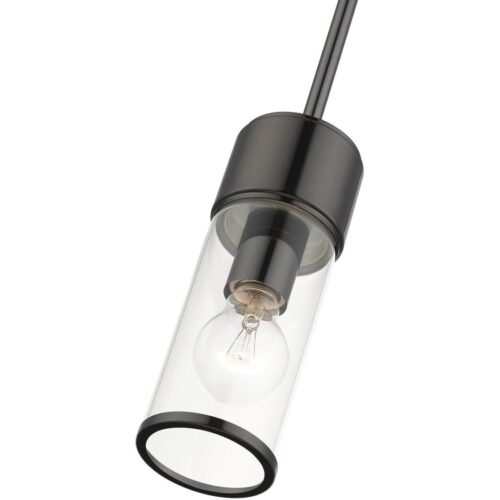 17140-46 1 Light Black Chrome Mini Pendant-Lighting LumensPendant Lights