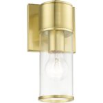 17141-12 1 Light Satin Brass ADA Sconce-Lighting LumensWall Sconces