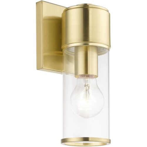 17141-12 1 Light Satin Brass ADA Sconce-Lighting LumensWall Sconces