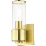 17141-12 1 Light Satin Brass ADA Sconce-Lighting LumensWall Sconces