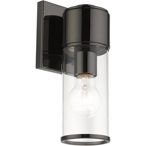 17141-46 1 Light Black Chrome ADA Sconce-Lighting LumensWall Sconces