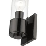 17141-46 1 Light Black Chrome ADA Sconce-Lighting LumensWall Sconces