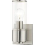 17141-91 1 Light Brushed Nickel ADA Sconce-Lighting LumensWall Sconces