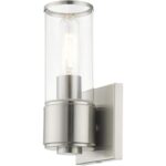 17141-91 1 Light Brushed Nickel ADA Sconce-Lighting LumensWall Sconces