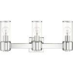 17143-05 3 Light Polished Chrome Vanity Sconce-Lighting LumensWall Sconces