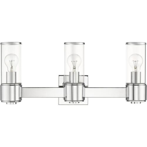 17143-05 3 Light Polished Chrome Vanity Sconce-Lighting LumensWall Sconces