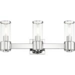 17143-05 3 Light Polished Chrome Vanity Sconce-Lighting LumensWall Sconces