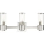 17143-91 3 Light Brushed Nickel Vanity Sconce-Lighting LumensWall Sconces