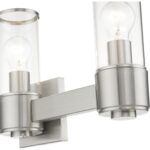 17143-91 3 Light Brushed Nickel Vanity Sconce-Lighting LumensWall Sconces