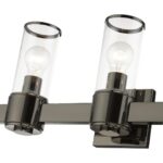 17145-46 5 Light Black Chrome Large Vanity Sconce-Lighting LumensWall Sconces