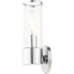 17281-05 1 Light Polished Chrome ADA Single Sconce-Lighting LumensWall Sconces