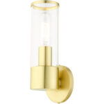 17281-12 1 Light Satin Brass ADA Single Sconce-Lighting LumensWall Sconces