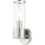 17281-91 1 Light Brushed Nickel ADA Single Sconce-Lighting LumensWall Sconces