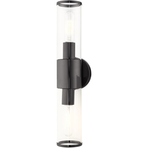 17282-46 2 Light Black Chrome ADA Vanity Sconce-Lighting LumensWall Sconces