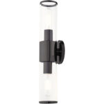 17282-46 2 Light Black Chrome ADA Vanity Sconce-Lighting LumensWall Sconces