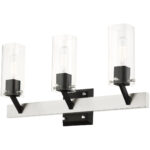 17823-91 3 Light Brushed Nickel Vanity Sconce-Lighting LumensWall Sconces